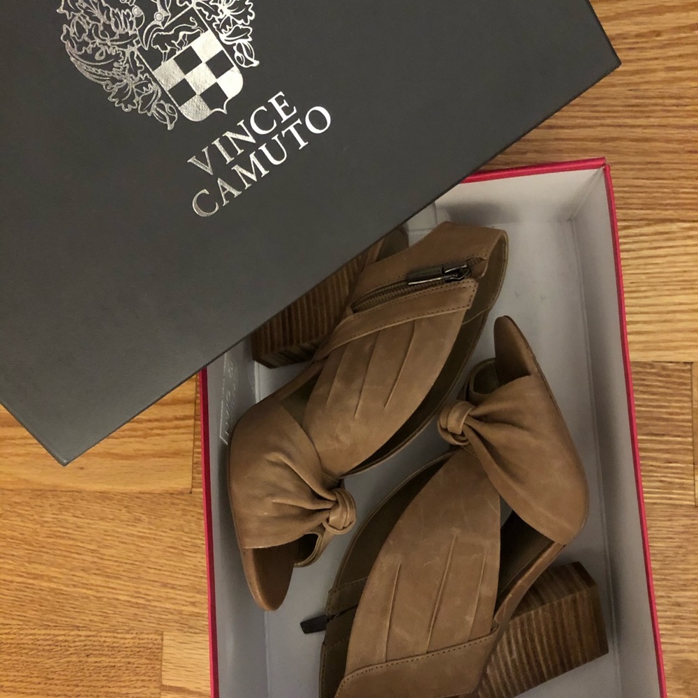 Vince Camuto block sandals/ heels